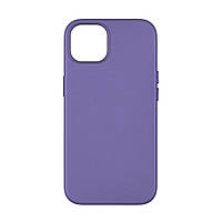 Панель-накладка чехол MagSafe Leather Case Apple iPhone 14 Wisteria z116-2024