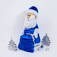 Мягкая игрушка Zolushka Дед Мороз 43см синий (ZL4572) UM, код: 2606409