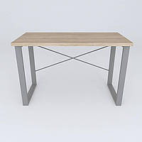 Письмовий стіл Ferrum-decor Драйв 750x1000x600 Сірий метал ДСП Дуб сонома 32 мм (DRA137) KP, код: 2748447