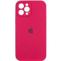 Чехол с защитой камеры Silicone Case Full iPhone 14 Pro Red SB, код: 8215879