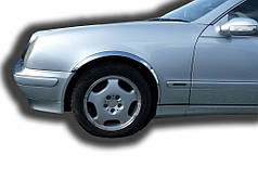 Накладки на арки  4 шт  нерж  для Mercedes CLK W208 1997-2002 рр