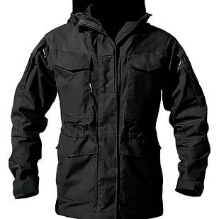 Тактична куртка з капюшоном S.archon M65 L Black (11417-61866) z116-2024