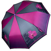 Женский складной зонт полуавтомат на 10 спиц от Toprain с принтом Гармония цвет фуксия 0622-6 KC, код: 8324208