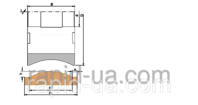 Фреза для изготовления Блок-хауса 140х40(50)х160х4 - фото 1 - id-p400459621