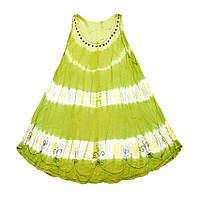 Платье Летнее Karma Вискоза Вышивка Свободный размер Салатовый (24381) KP, код: 5552604
