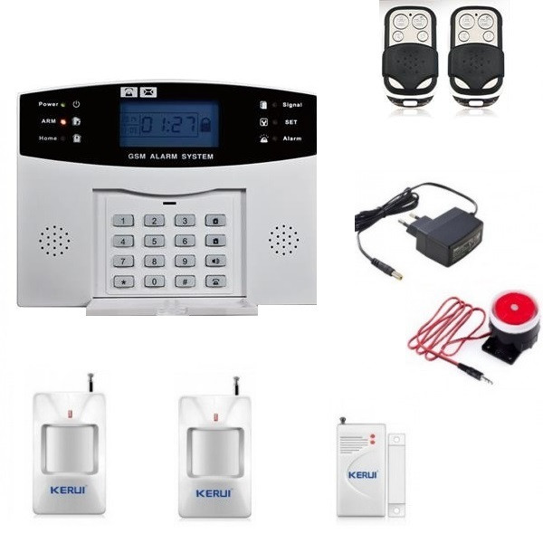 Комплект сигнализации Kerui GSM PG500 для 2-х комнатной квартиры (HFJGF89FKF) SE, код: 1650666 - фото 1 - id-p2168578505