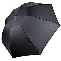 Женский складной зонт автомат зонт со светоотражающей полоской от Bellissimo черный М0626-2 KP, код: 8198909