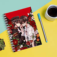 Скетчбук Sketchbook блокнот для рисования с принтом Jibaku Shounen Hanako-kun Туалетный мальч FT, код: 8301502
