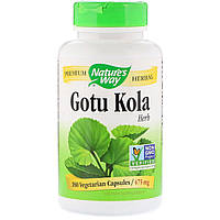 Готу кола Nature's Way Gotu Kola Herb 950 мг 180 капсул (NWY14008) SB, код: 1826811