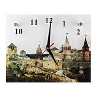 Часы ДомАрт Виды Украины Каменец-Подольский Замок 20х25х5 см (21343) FE, код: 2457868