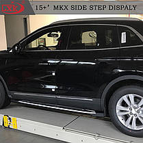 Бокові пороги ОЕМ V2  2 шт  для Lincoln MKX  2015-2024, фото 3