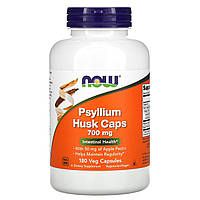 Подорожник из шелухи в капсулах Psyllium Husk Now Foods 700 мг 180 вегетарианских капсул IX, код: 7930871