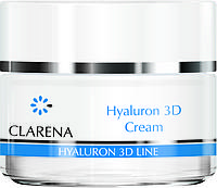 Ультраувлажняющий крем Clarena Hyaluron 3D Line Hyaluron 3D Cream для сухой и зрелой кожи лиц QT, код: 8365736