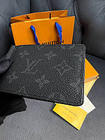 Зажим серый для денег Louis Vuitton Monogram k304 Отличное качество