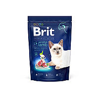 Сухой корм для кошек с чувствительным пищеварением Brit Premium by Nature Cat Sensitive с ягн IN, код: 7567999