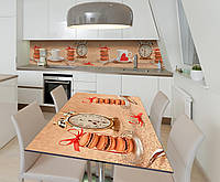 Наклейка 3Д виниловая на стол Zatarga «Время десерта» 600х1200 мм для домов, квартир, столов, FE, код: 6508756