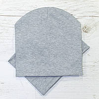 Детская шапка с хомутом КАНТА размер 52-56 Серый (OC-247) FE, код: 1900106