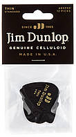 Медиаторы Dunlop 483P03TH Genuine Celluloid Black Thin Player's Pack (12 шт.) SB, код: 6555671