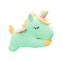 Мягкая игрушка-подушка с пледом Bambi Пегас Бирюзовый (С12097-T) AG, код: 8143226