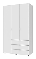 Распашной шкаф для одежды Doros Гелар Белый 3 ДСП 116,2х49,5х203,4 (42001021) z113-2024