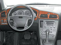 Накладки на панель  основні  2005-2009  Титан для Volvo S60 рр