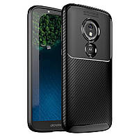 Чехол Carbon Case Motorola E5 Play Черный (hub_ftIM86636) KV, код: 1374129