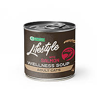 Суп для стерилизованных котов Nature's Protection Lifestyle Sterilised Salmon с лососем 140 г IN, код: 8452093