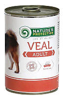 Корм Nature's Protection Adult Veal влажный с телятиной для взрослых собак всех пород 800 гр IN, код: 8452193
