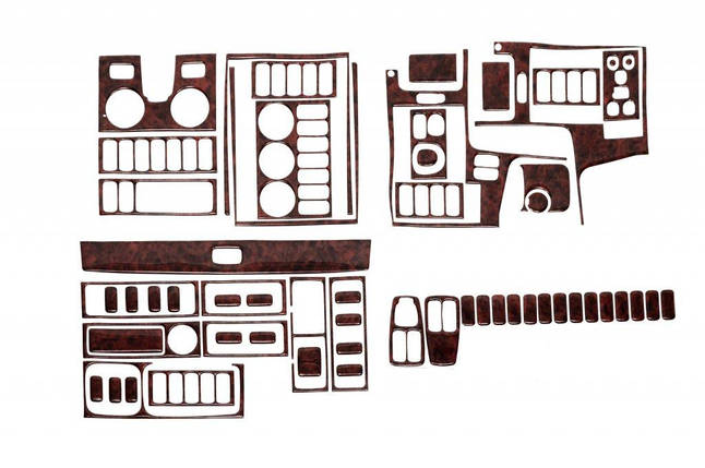 Накладки на панель  під дерево  для Scania R серія 2004-2016 років, фото 2