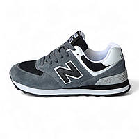 New Balance New Balance 574 Gray Black 42 w