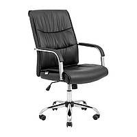 Офисное кресло руководителя Richman Toronto Хром M2 Anyfix Черный z113-2024