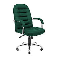 Офисное кресло руководителя Richman Tunis Хром M1 Tilt Зеленый z113-2024
