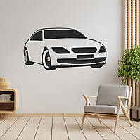 Вінілова інтер'єрна наклейка декор на стіну та шпалери скло меблі дзеркало метал "Машина. Авто" Кавун 100х80