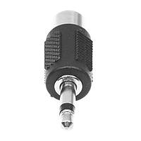 Перехідник аудіо Lucom Jack 3.5mm 2pin-RCA (Mono) M F адаптер Mono чорний (62.09.8041) AG, код: 7454991