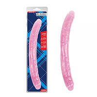 Рожевий двосторонній фалоімітатор 18 Inch Dildo ST59798