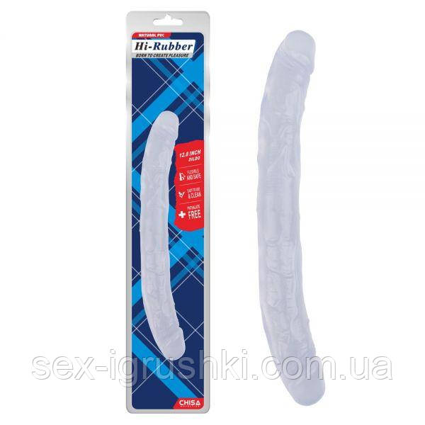 Прозорий двосторонній фалоімітатор 12.8 Inch Dildo ST59803