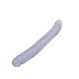 Прозорий двосторонній фалоімітатор 12.8 Inch Dildo ST59803, фото 3