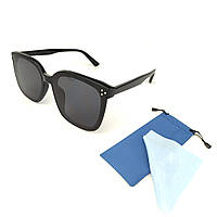 Солнцезащитные очки Matrix Grand в черной роговой оправе с черной линзой SP, код: 7416153