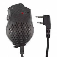 Тангента Baofeng Speaker Mic с двойной кнопкой PTT черный FE, код: 8245610