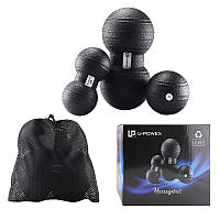 Набор массажных мячиков U-powex EPP Massage Ball 3 шт Black z116-2024