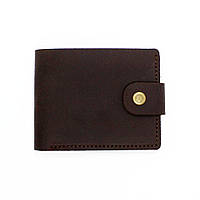 Мужской кошелек COMFY STRAP кожаный Темно-коричневый (027) AG, код: 1549649
