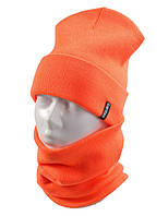 Вязаная шапка с Buff снуд КАНТА унисекс взрослый Оранжевый (OC-071) NX, код: 2236441