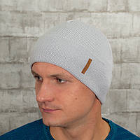 Мужская шапка на флисе Luxyart универсальный 50-60 Светло-серый (MC-105) NX, код: 2728349