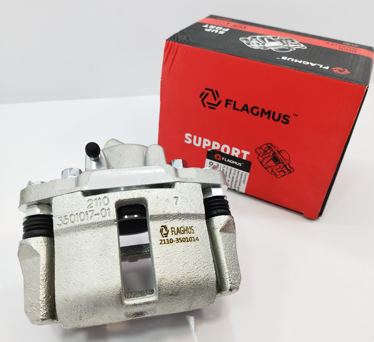 Суппорт передній у складі лівий ВАЗ 2110-12 FLAGMUS Чехія, фото 1