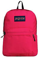 Яркий городской рюкзак Jansport Superbreak 25L Малиновый SB, код: 8342726