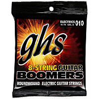Струны для электрогитары GHS GBL-8 Boomers Light Electric Guitar 8-Strings 10 76 DH, код: 6556029