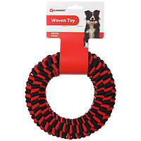 Плетеная игрушка для собак Flamingo Movas Woven Ring (5400585175240) DH, код: 7721139