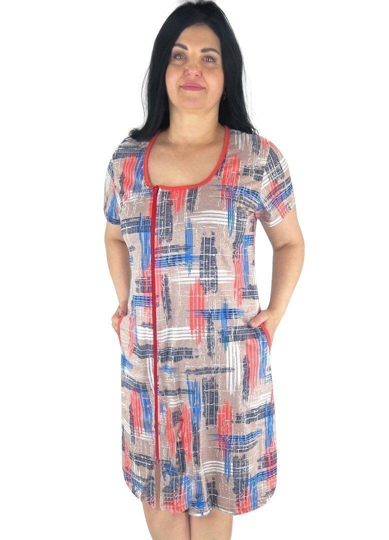 Халат жіночий трикотажний 03413 котон