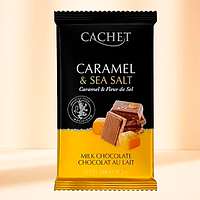 Шоколад Cachet "Caramel & Sea Salt" 300 г