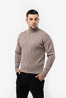 Мужской свитер L бежевый LAGODOMEE ЦБ-00224085 GT, код: 8365967